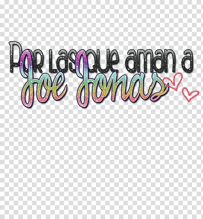 Texto JOE JONAS transparent background PNG clipart