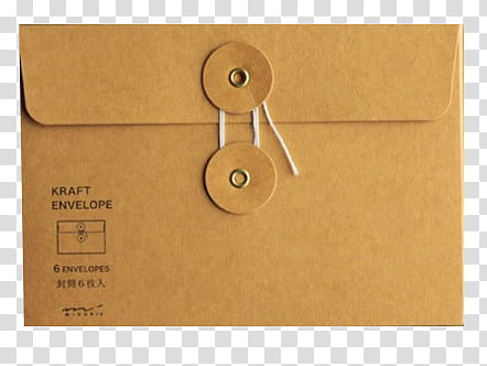 Mail, brown Kraft envelope transparent background PNG clipart
