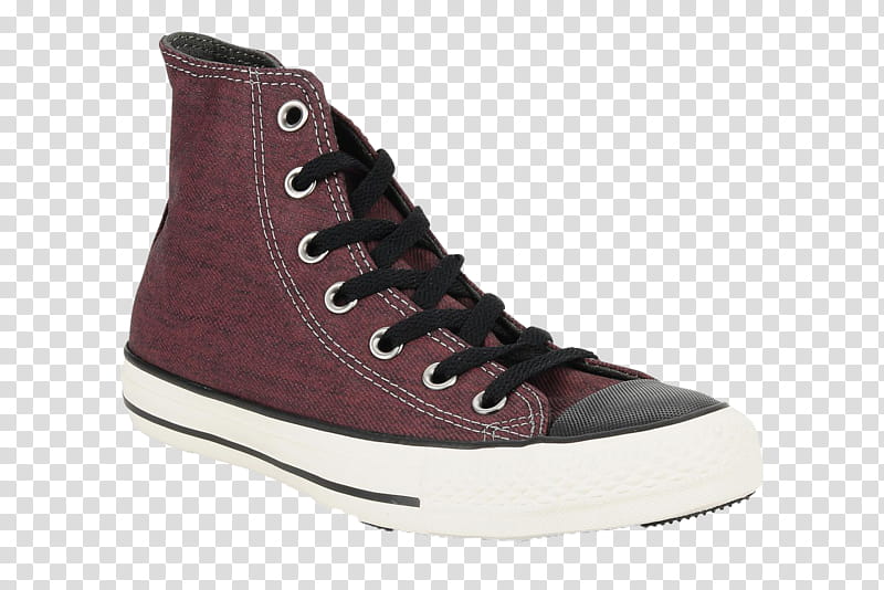 Converse s, brown and black lace-up high-top sneaker transparent background PNG clipart