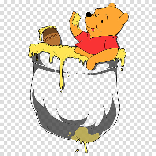 Bear, Tshirt, Winniethepooh, Pocket, Clothing, Cartoon, Work Shirt transparent background PNG clipart