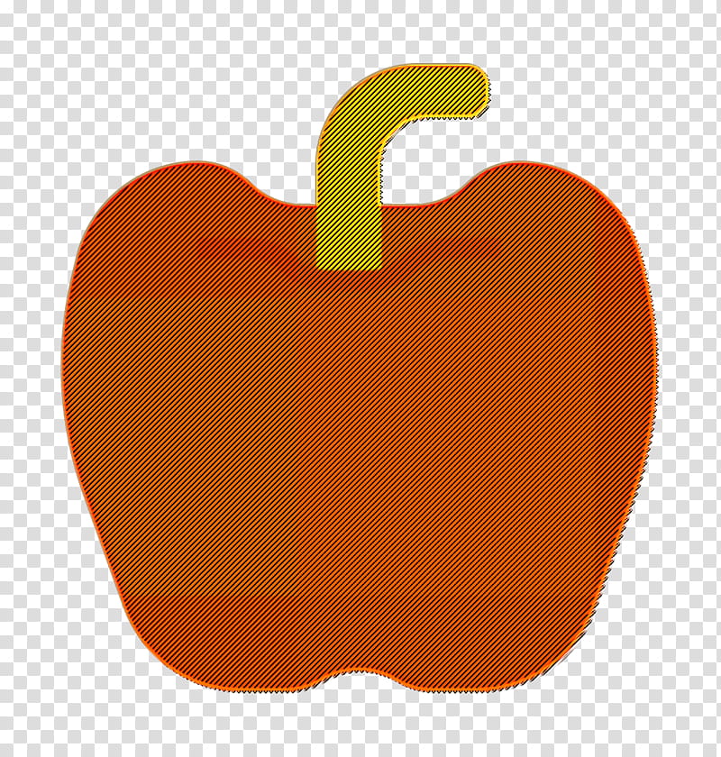 Food and restaurant icon Fruit and Vegetable icon Apple icon, Bell Pepper, Orange, Yellow, Capsicum, Plant, Logo, Nightshade Family transparent background PNG clipart