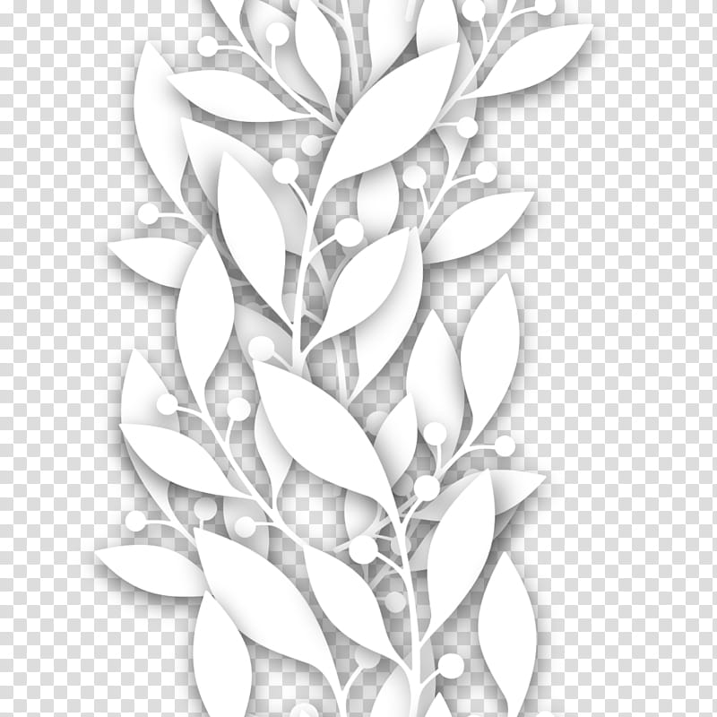 Seamless psd and texture, white floral illustration transparent background PNG clipart