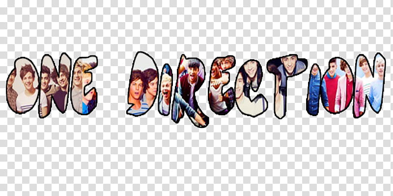 One Direction Texto, multicolored One Direction transparent background PNG clipart