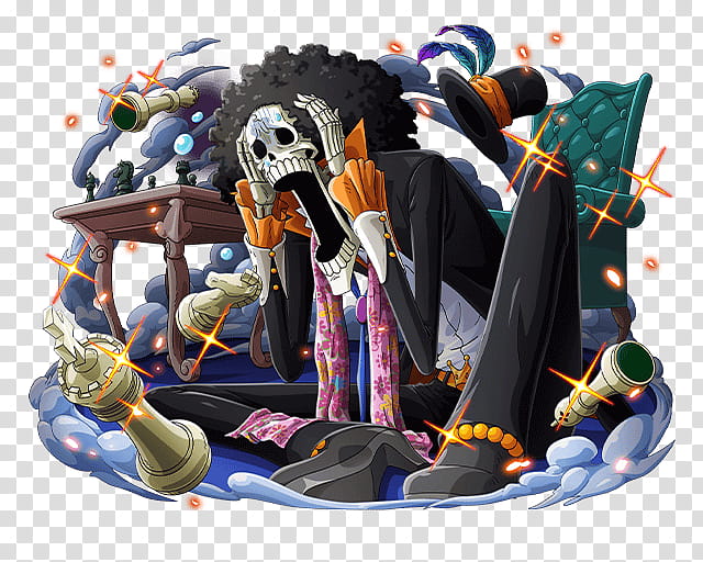 BROOK, One Piece character transparent background PNG clipart