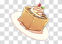 slice of cake art transparent background PNG clipart