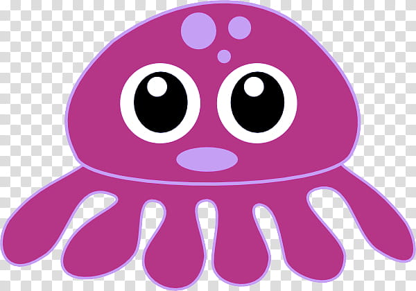 violet pink purple octopus magenta, Cartoon transparent background PNG clipart