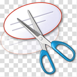 Vista RTM WOW Icon , Snipping Tool, blue scissors illustration transparent background PNG clipart