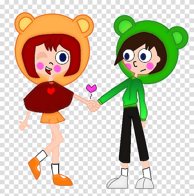 Marie Panda y Thomas Rana XD transparent background PNG clipart