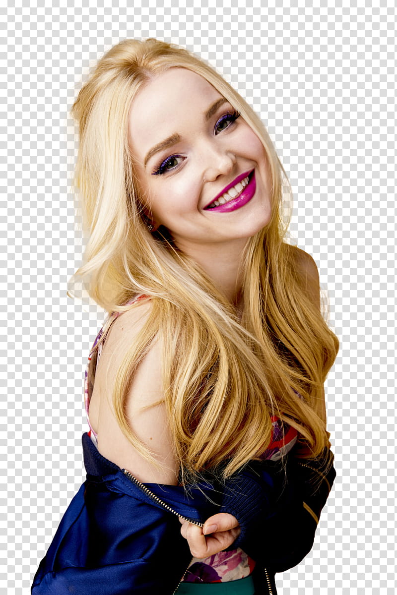 DOVE CAMERON, woman smiling while taking selfie transparent background PNG clipart