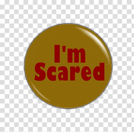 Pins , i'm scared text illustration transparent background PNG clipart