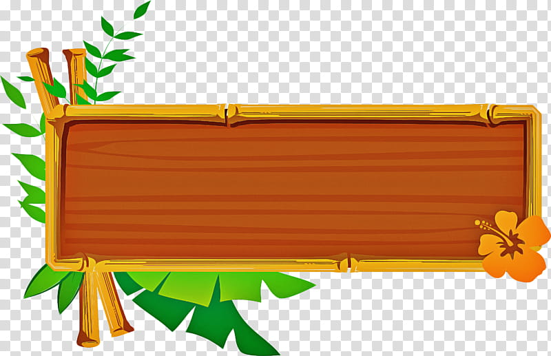 Bamboo, Luau, Tiki Culture, Drawing, Yellow, Rectangle transparent background PNG clipart