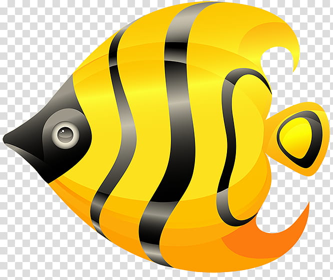 Fish, Tropical Fish, Comet, Copperband Butterflyfish, Drawing, Goldfish, Yellow, Orange transparent background PNG clipart