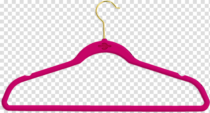clothes hanger pink magenta home accessories, Clothes Hanger transparent background PNG clipart