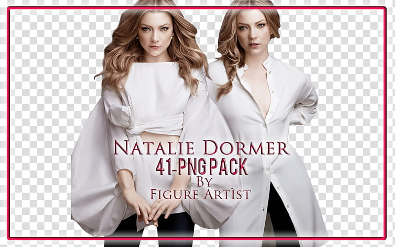 Natalie Dormer, Natalie Dormer with text overlay transparent background PNG clipart