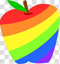 Rainbow Dash Apple transparent background PNG clipart