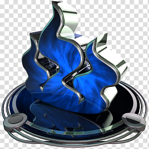icons chrome and blue set , burn blue transparent background PNG clipart