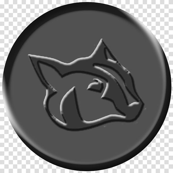 DSK Team Spirit, round black animal head icon transparent background PNG clipart