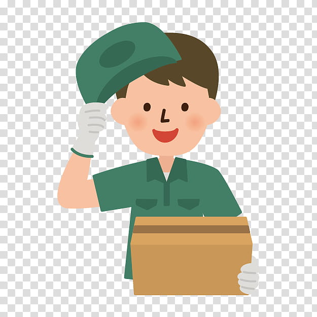 Courier, Job, Mail Carrier, Cargo, Parcel Post, Transport, Cartoon, Recruitment transparent background PNG clipart