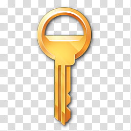 Vista RTM WOW Icon , Key, yellow key icon transparent background PNG clipart