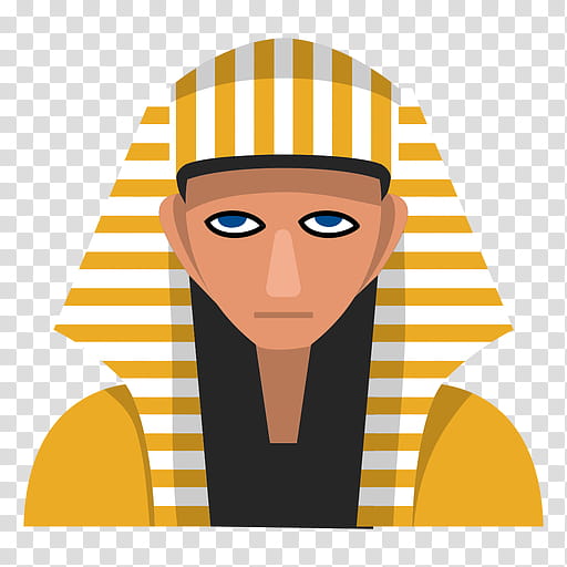 Pharaoh, Great Sphinx Of Giza, Ancient Egypt, Esfinge Egipcia, Egyptian Pyramids, Cartoon, Yellow transparent background PNG clipart