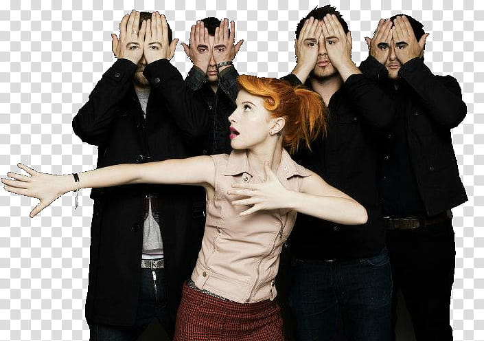 Paramore band transparent background PNG clipart