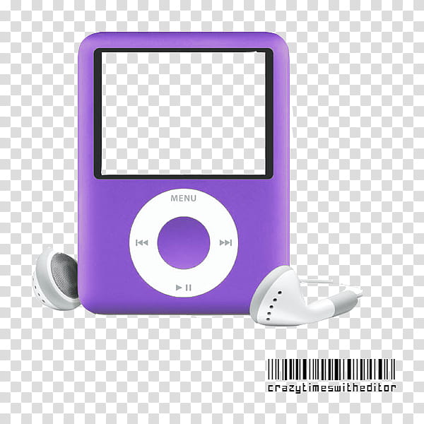 purple MP player transparent background PNG clipart