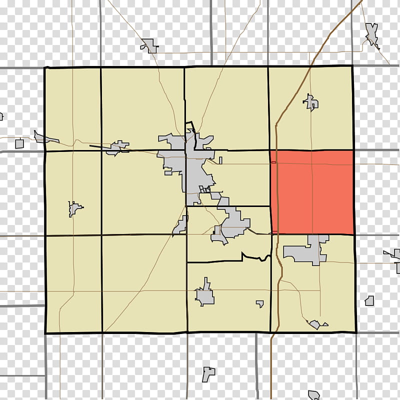 Green Township Line, Jefferson Township, Van Buren Township, Franklin Township, Richland Township, Liberty Township, Monroe Township, Us County transparent background PNG clipart