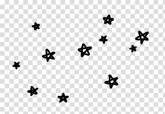 black and white stars graphic transparent background PNG clipart