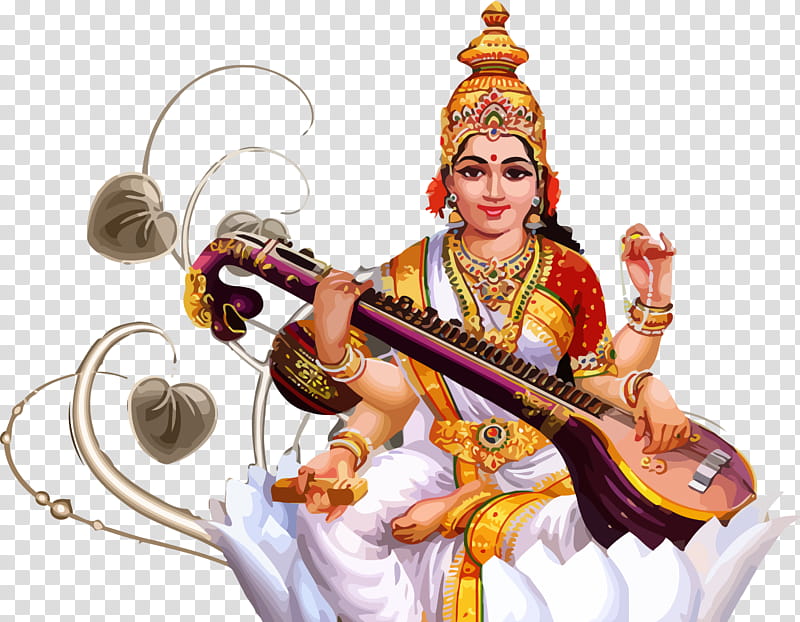 Vasant Panchami Basant Panchami Saraswati Puja, Veena, Saraswati Veena, Musical Instrument, Indian Musical Instruments, String Instrument, Rudra Veena, Guru transparent background PNG clipart