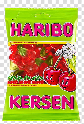 Candy s, Haribo Kersen jelly candy transparent background PNG clipart
