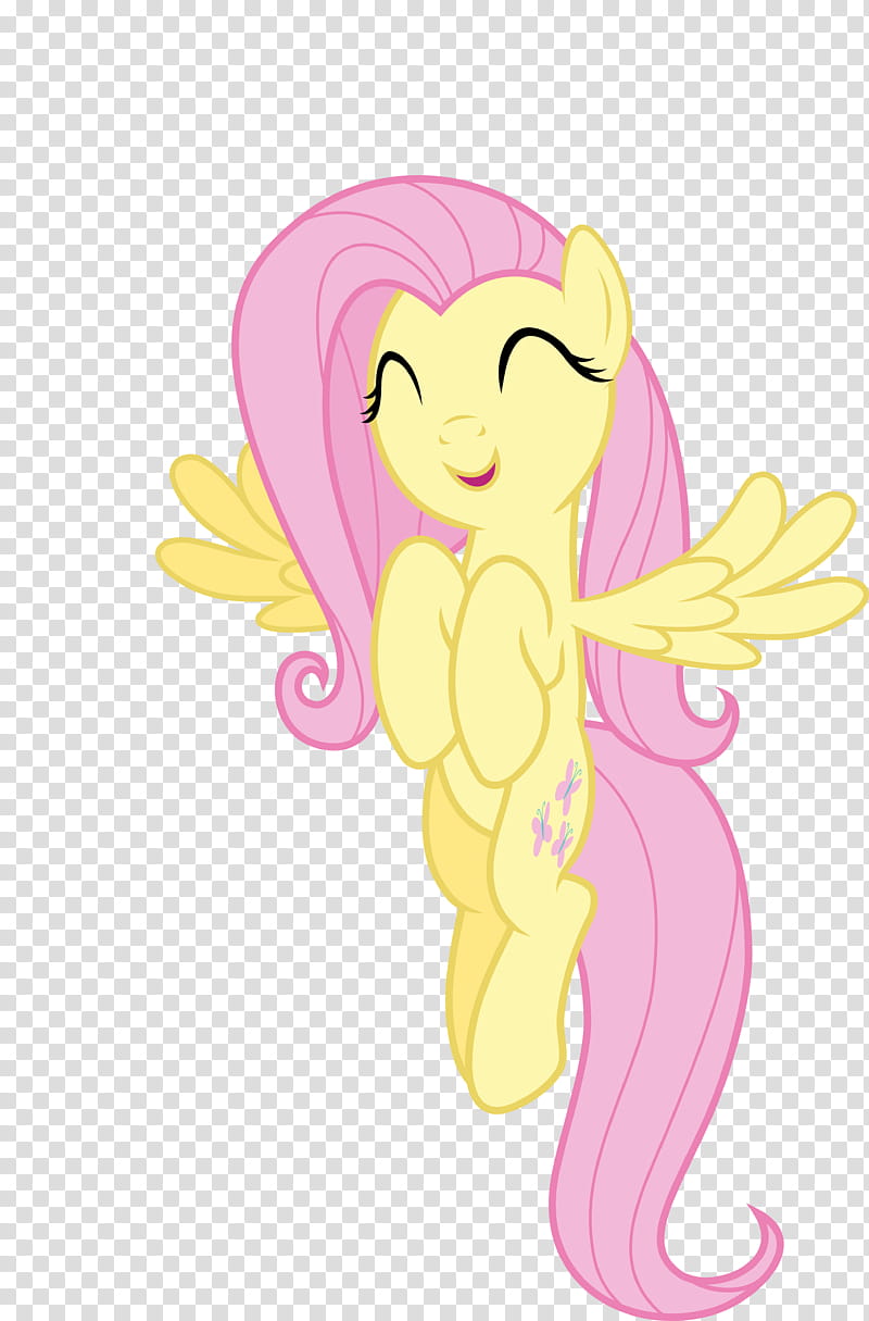 Cute Fluttershy, My Little Pony illustration transparent background PNG clipart