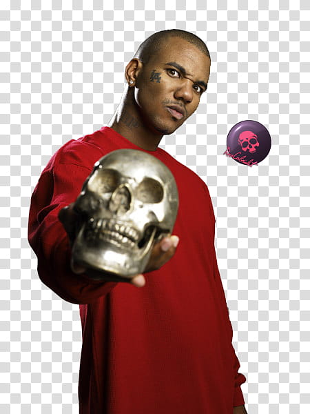 man holding human skull transparent background PNG clipart