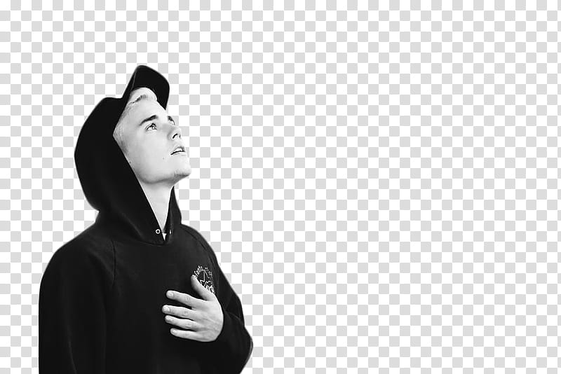 Justin Bieber , Justin Bieber looking up holding chest transparent background PNG clipart