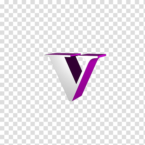 Text D, purple and white letter V transparent background PNG clipart
