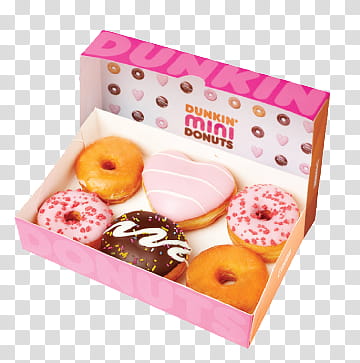 Aesthetic, Dunkin Mini Donuts transparent background PNG clipart