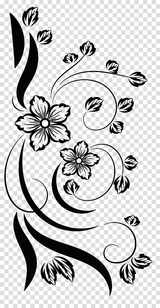 Decorative Brushes , black floral frame transparent background PNG clipart
