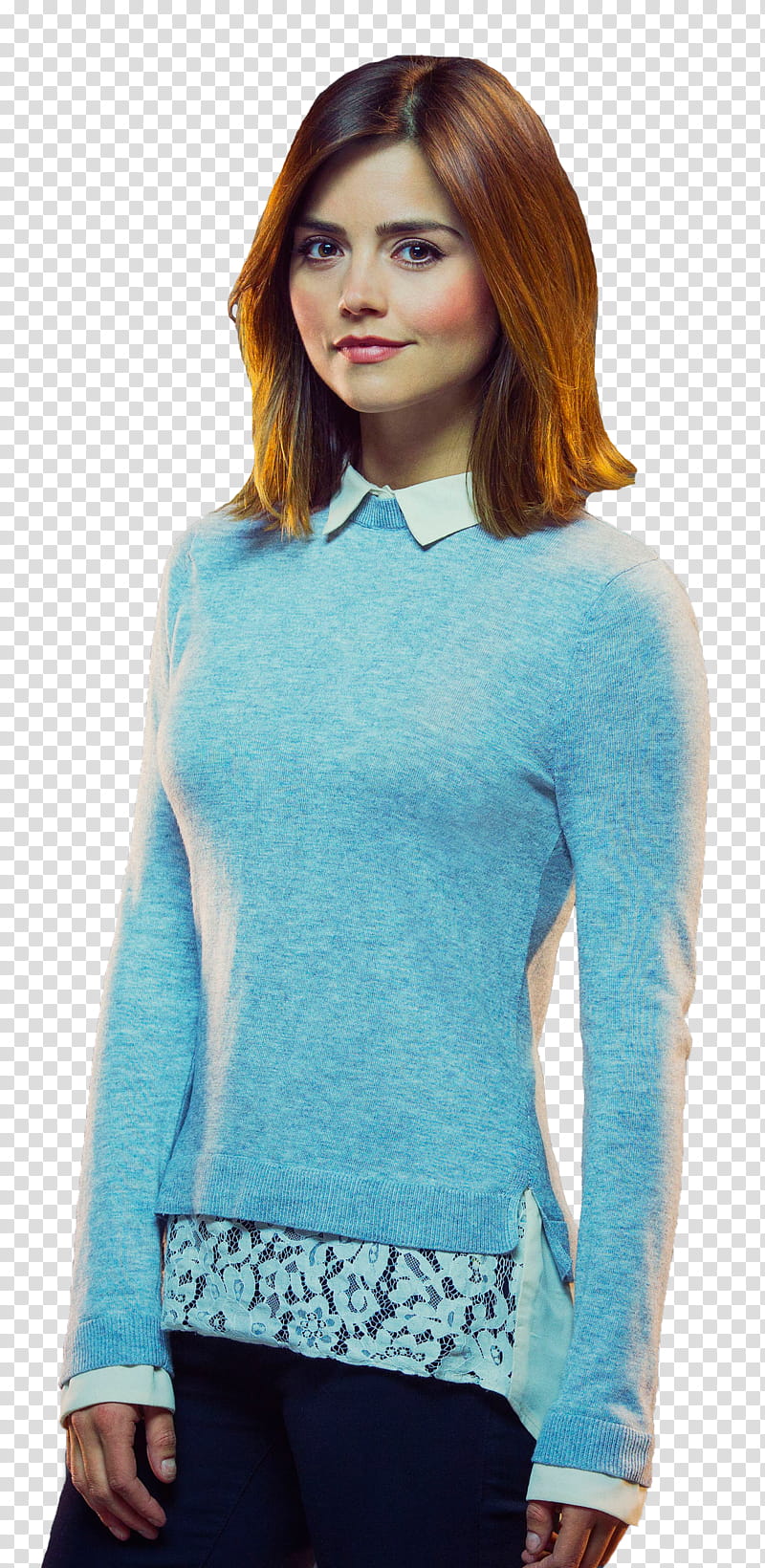 Doctor Who Season , woman wearing blue long-sleeved shirt transparent background PNG clipart