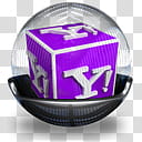 Sphere   , Yahoo! cube transparent background PNG clipart