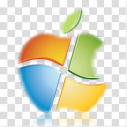 Ultimate Icons Windows Mac, Reflection, Microsoft Windows and Apple logo art transparent background PNG clipart