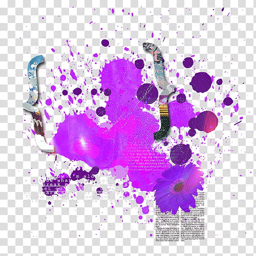 Texturas, pink and purple paint splatter artwork transparent background PNG clipart