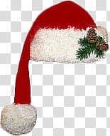 Christmas, red and white Christmas hat illustration transparent background PNG clipart