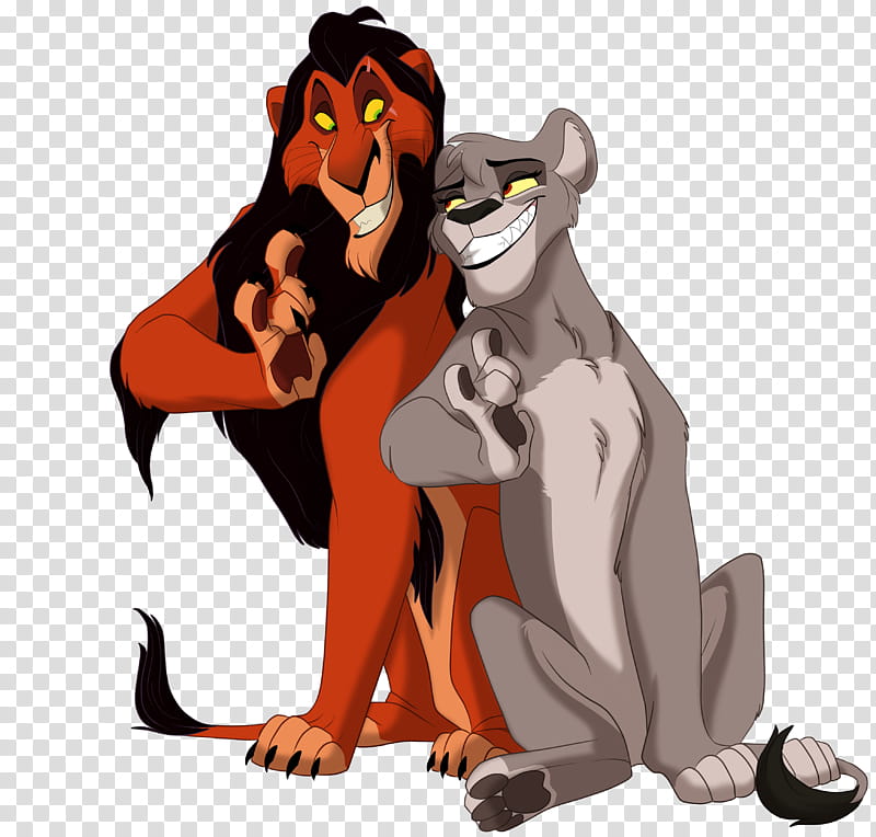 Almasi and Scar AU, Lion King character transparent background PNG clipart