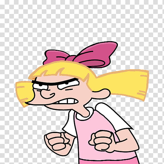 Hey Arnold! Helga G. Pataki  Angry Reaction transparent background PNG clipart