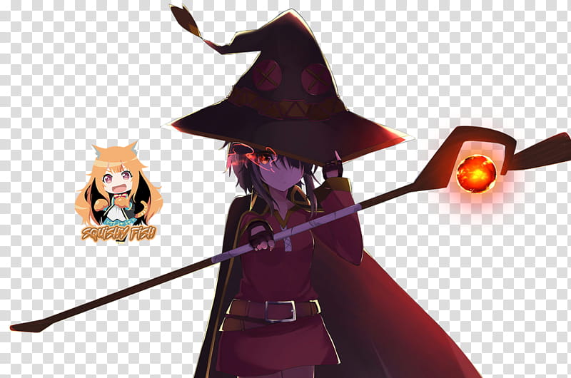 Megumin(Konosuba) [Render #], game character transparent background PNG clipart