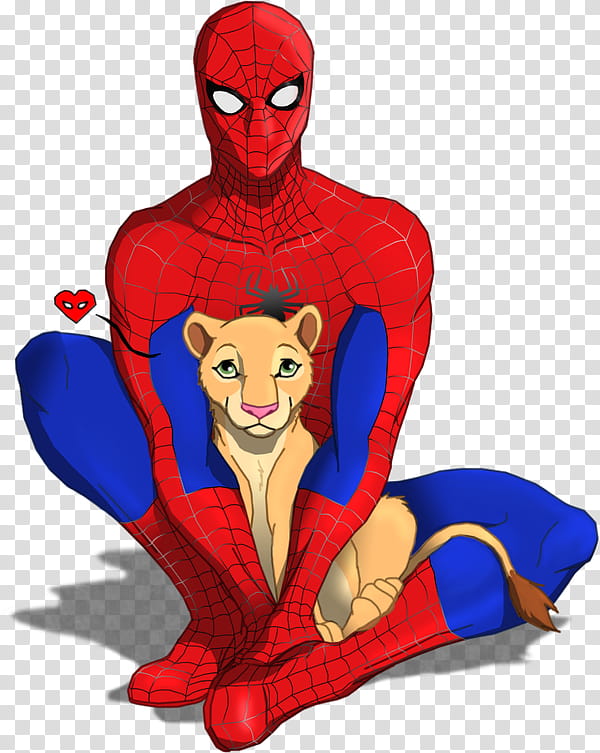 Nala and Spidey transparent background PNG clipart