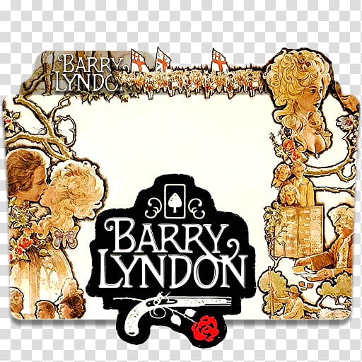Requested Movies Folder Icon , barry, black background with Barry Lyndon text overlay transparent background PNG clipart