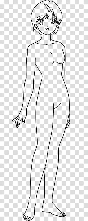 Ami base, woman anime character sketch transparent background PNG clipart