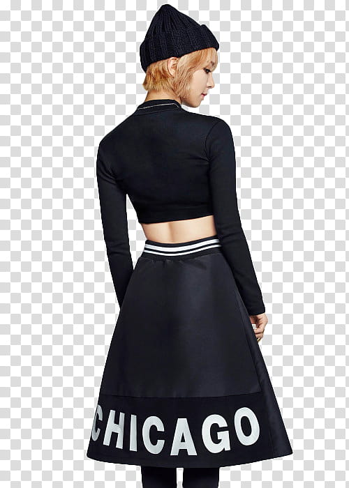 Render ChoA AOA, woman looking sideways transparent background PNG clipart