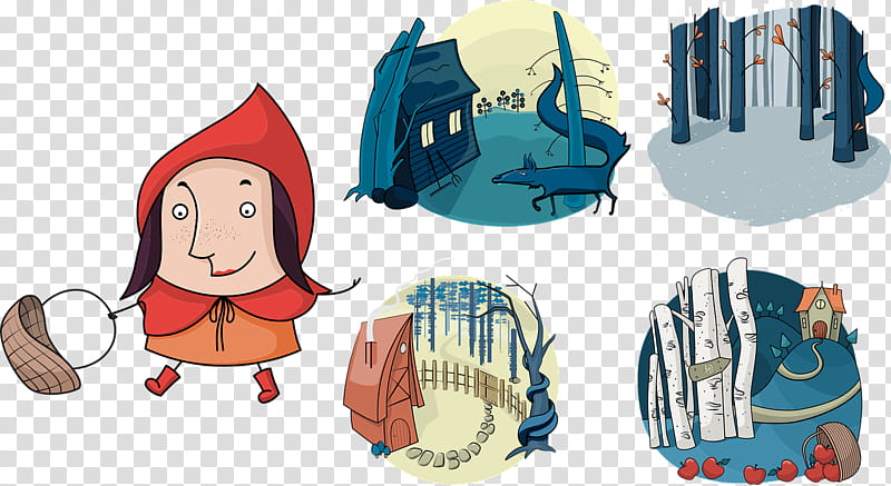 Painting, Little Red Riding Hood, Film, Color Scheme transparent background PNG clipart