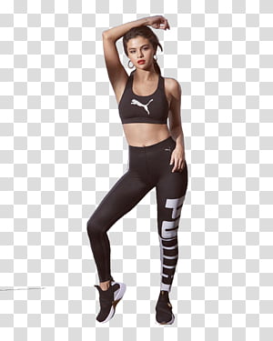 // SELENA GOMEZ, Puma__AutumnWinter_2018_Collection_Defy_Mid_-_shoots-04 transparent background PNG clipart thumbnail